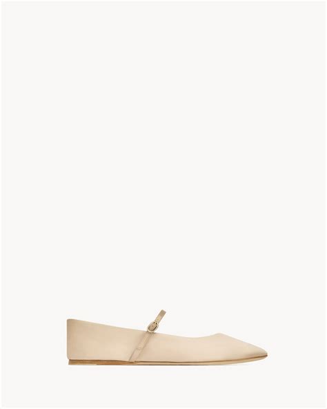 ysl ballerina|GIO ballet flats in satin crepe .